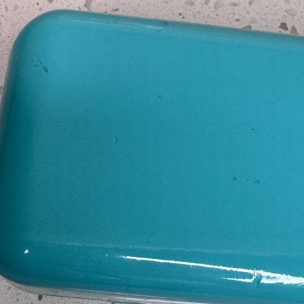 Tiffany & Co Blue Hard Shell Sunglasses Eyeglasses Case Glossy Clamshell